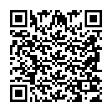 QR Code สำหรับหมายเลขโทรศัพท์ +2698103479