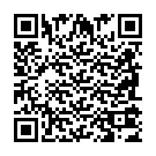 QR-code voor telefoonnummer +2698103484