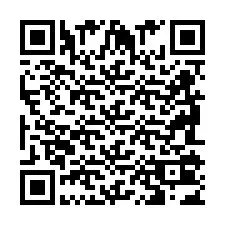 QR-code voor telefoonnummer +2698103490