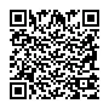 QR-code voor telefoonnummer +2698103500