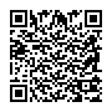 QR Code pour le numéro de téléphone +2698103501