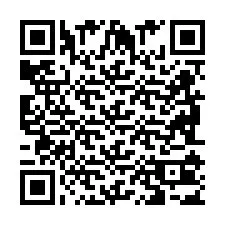 QR код за телефонен номер +2698103502