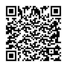 QR Code สำหรับหมายเลขโทรศัพท์ +2698103504