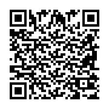 QR-code voor telefoonnummer +2698103527