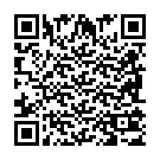 Código QR para número de teléfono +2698103542