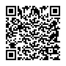 QR-code voor telefoonnummer +2698103549