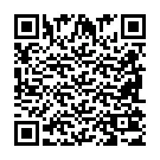 Código QR para número de teléfono +2698103567