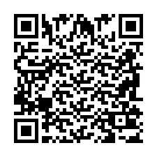 QR-код для номера телефона +2698103575