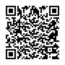 QR Code สำหรับหมายเลขโทรศัพท์ +2698103613