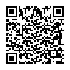 QR-koodi puhelinnumerolle +2698103640