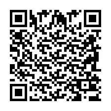 QR-Code für Telefonnummer +2698103670