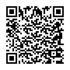 QR код за телефонен номер +2698103694