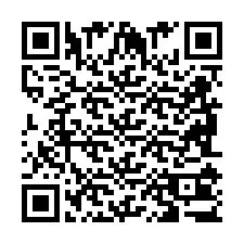 Código QR para número de teléfono +2698103702