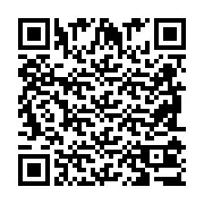 Código QR para número de telefone +2698103709