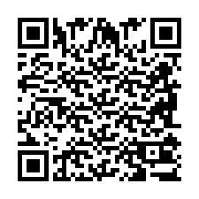 Codice QR per il numero di telefono +2698103712