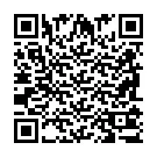 QR код за телефонен номер +2698103715