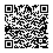 QR код за телефонен номер +2698103716