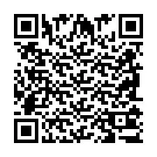 Codice QR per il numero di telefono +2698103718