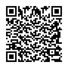 Código QR para número de telefone +2698103724