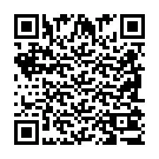 QR Code สำหรับหมายเลขโทรศัพท์ +2698103728