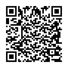 QR-код для номера телефона +2698103732