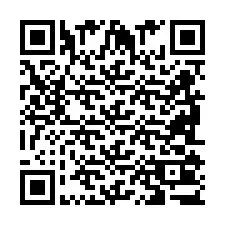 Código QR para número de teléfono +2698103733