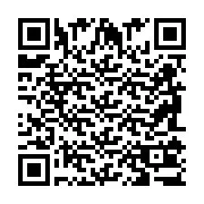 Código QR para número de teléfono +2698103741