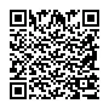 QR-код для номера телефона +2698103749