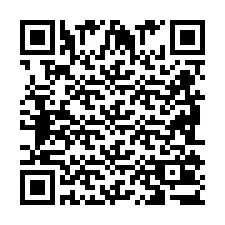 QR-код для номера телефона +2698103762