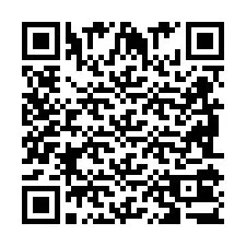 QR-koodi puhelinnumerolle +2698103782