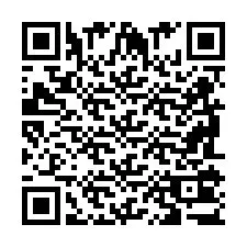 Código QR para número de telefone +2698103795