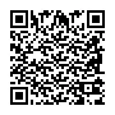 QR Code pour le numéro de téléphone +2698103806