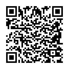 QR Code สำหรับหมายเลขโทรศัพท์ +2698103837