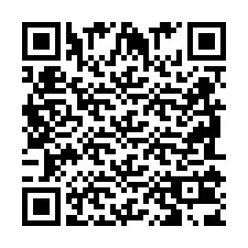 Código QR para número de telefone +2698103844