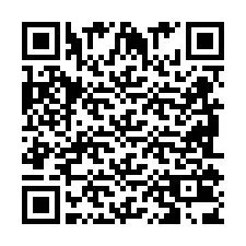 Código QR para número de telefone +2698103866