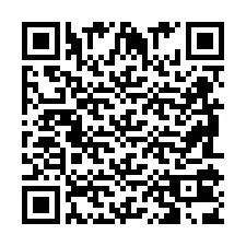 QR-koodi puhelinnumerolle +2698103881