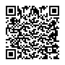 Código QR para número de teléfono +2698103896