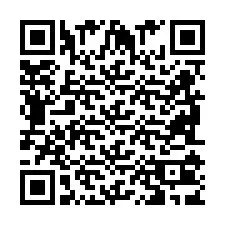 Codice QR per il numero di telefono +2698103903