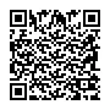 Codice QR per il numero di telefono +2698103920