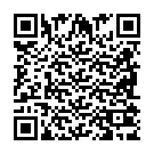 Código QR para número de teléfono +2698103926