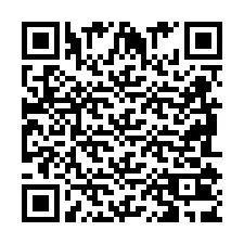 Codice QR per il numero di telefono +2698103934