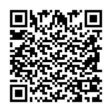 QR-code voor telefoonnummer +2698103949