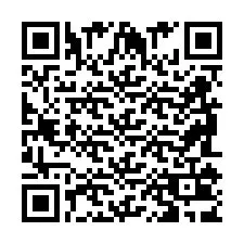 Código QR para número de teléfono +2698103951