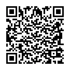 Código QR para número de telefone +2698103984