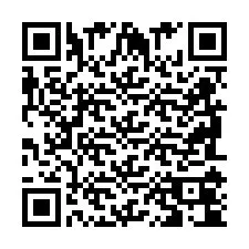 QR-code voor telefoonnummer +2698104004