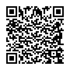 Código QR para número de telefone +2698104016