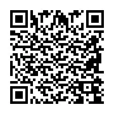 Codice QR per il numero di telefono +2698104027