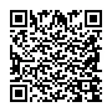 Kode QR untuk nomor Telepon +2698104039