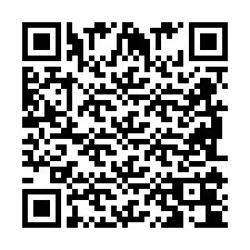 QR Code สำหรับหมายเลขโทรศัพท์ +2698104046
