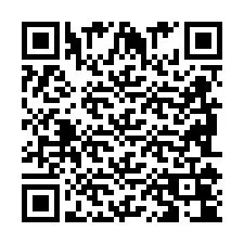 Codice QR per il numero di telefono +2698104052